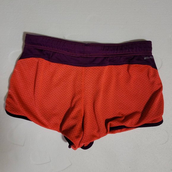 Nike Dri fit Coral and Purple Running Shorts Size Small - Picture 7 of 9